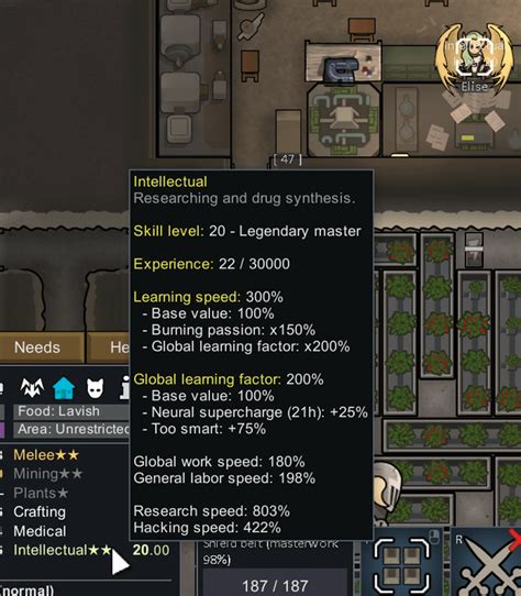 rimworld research speed.